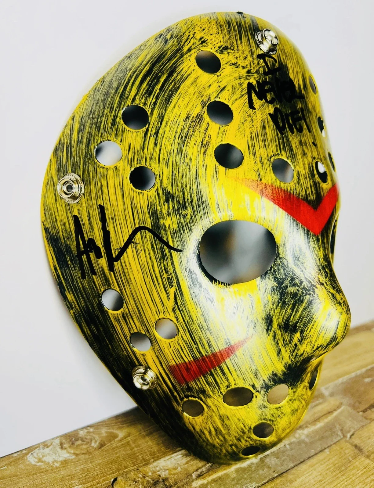Ari Lehman Signed Jason Mask Camp Killer Friday (Lot of 2) Beckett BAS COA Auto, image 5