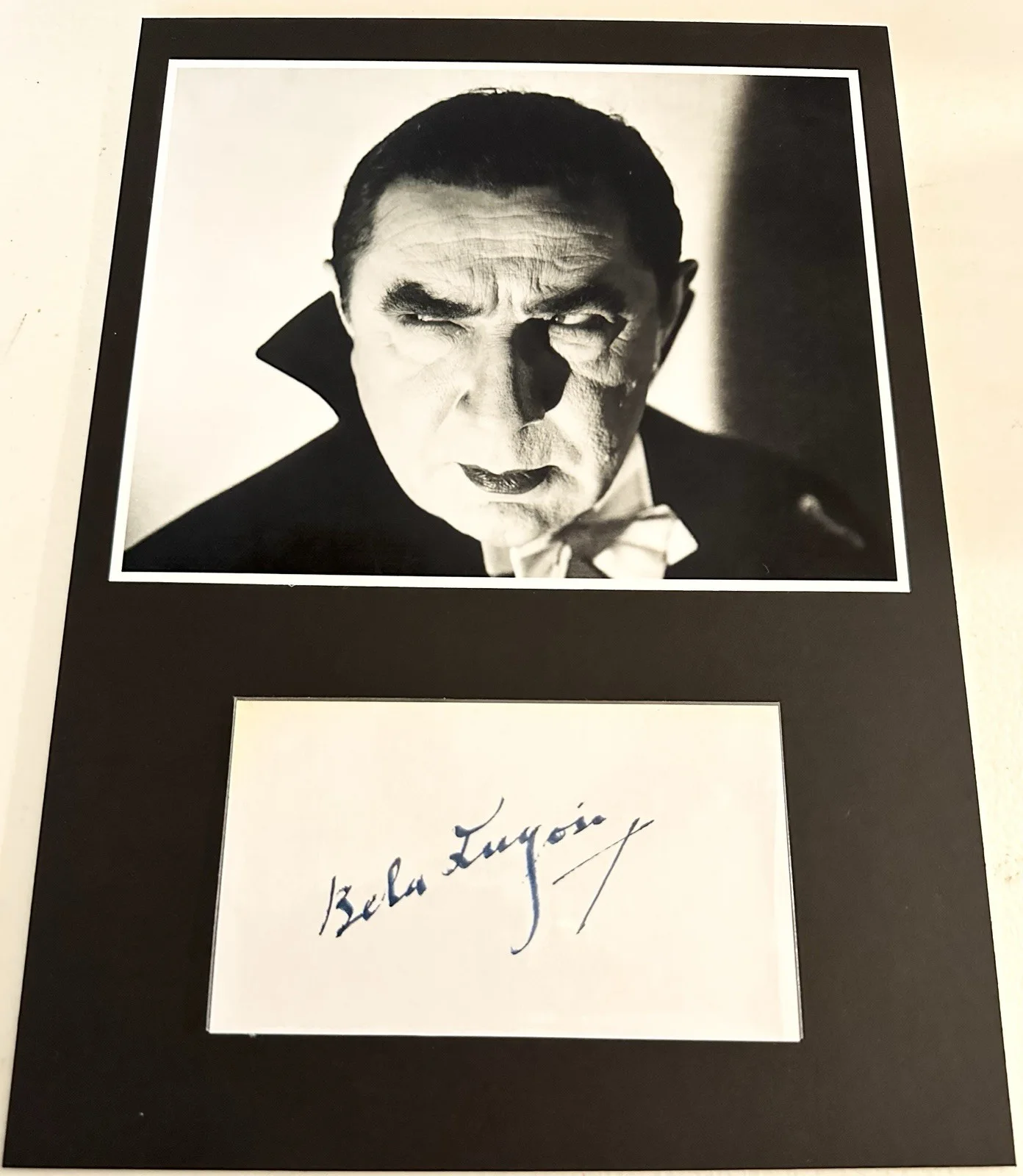 Bela Lugosi Signed Paper, image 2