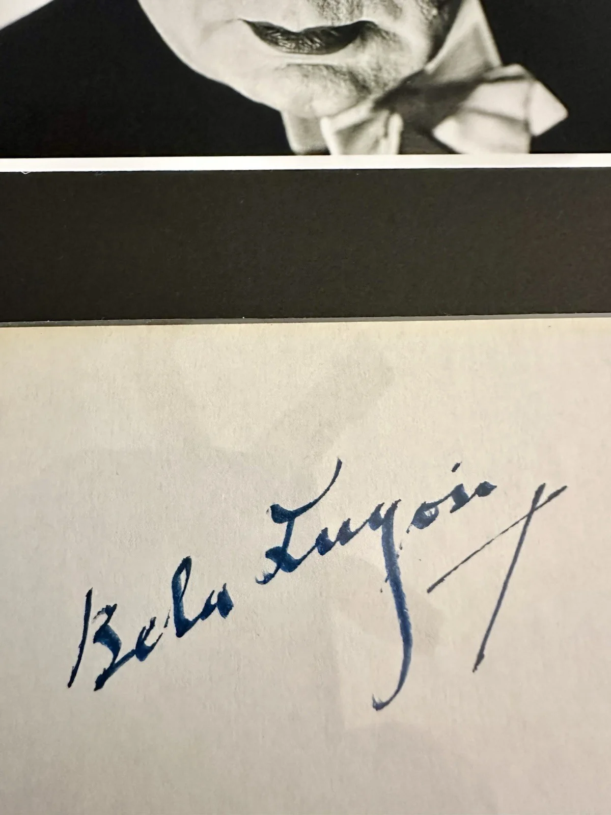 Bela Lugosi Signed Paper, image 3