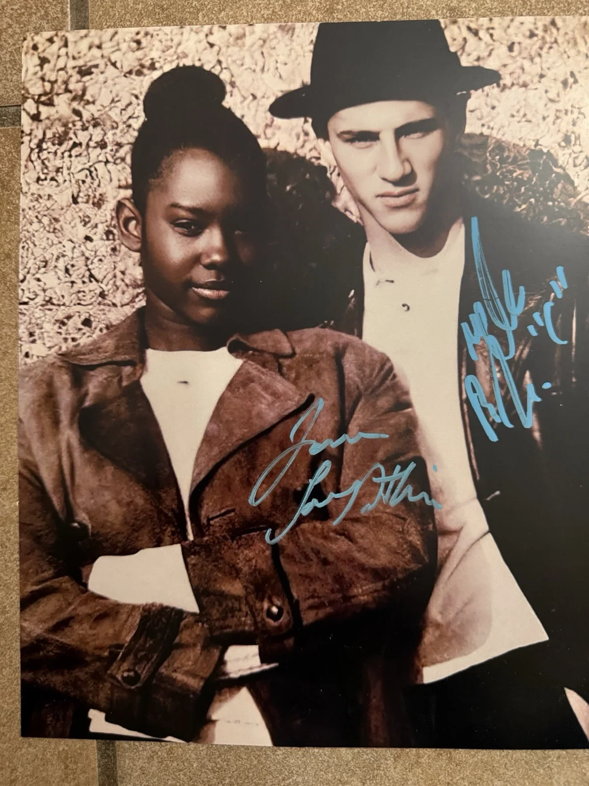Lillo Brancato, Taral Hicks — Taral Hicks & Lillo Brancato Signed 8x10 A Bronx Tale Signed Photo