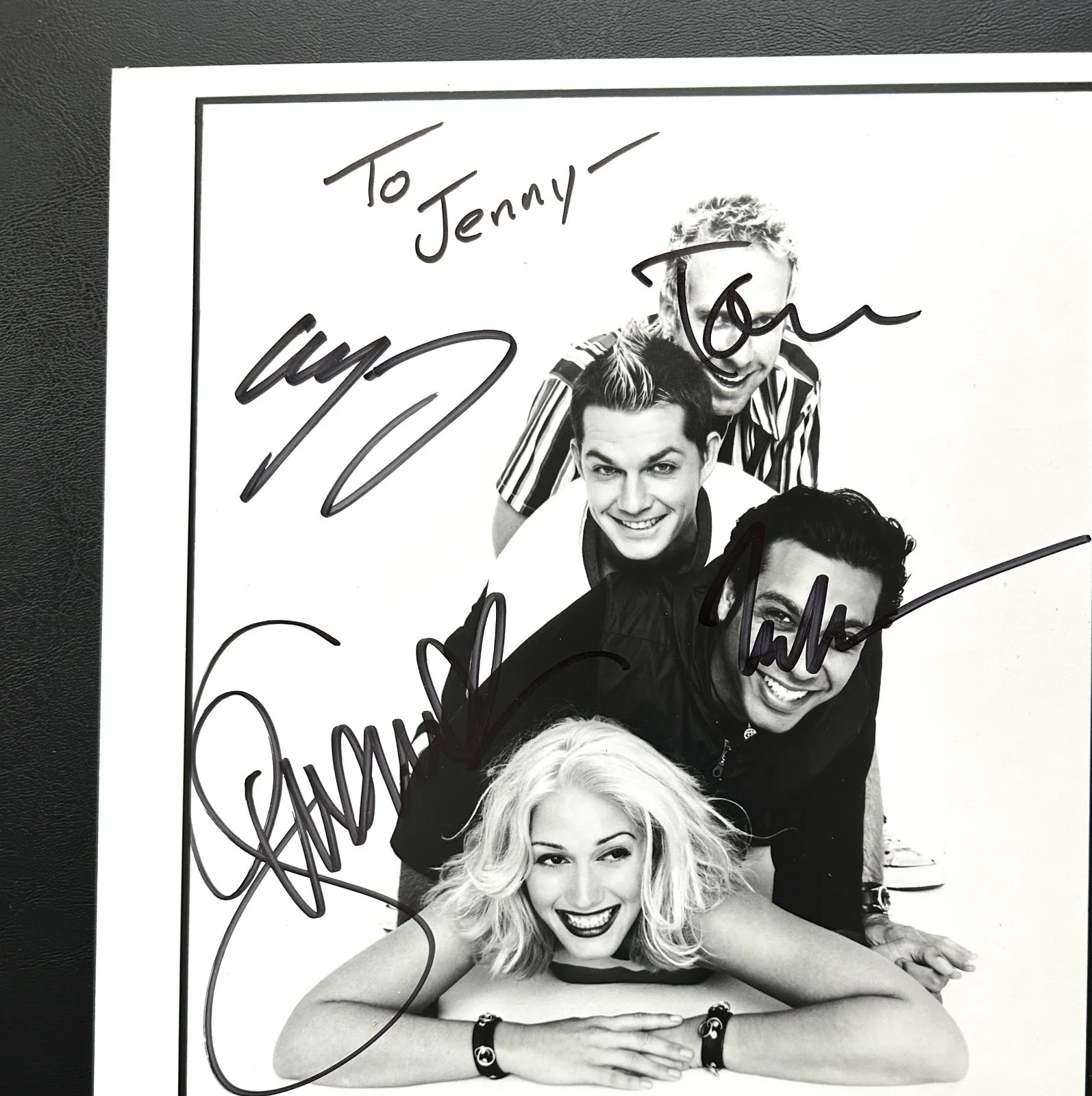 NO DOUBT - all 4 members — No Doubt Band Signed / Autographed 8X10 Photo Gwen Stefani +3. COA by REAL!, image 4