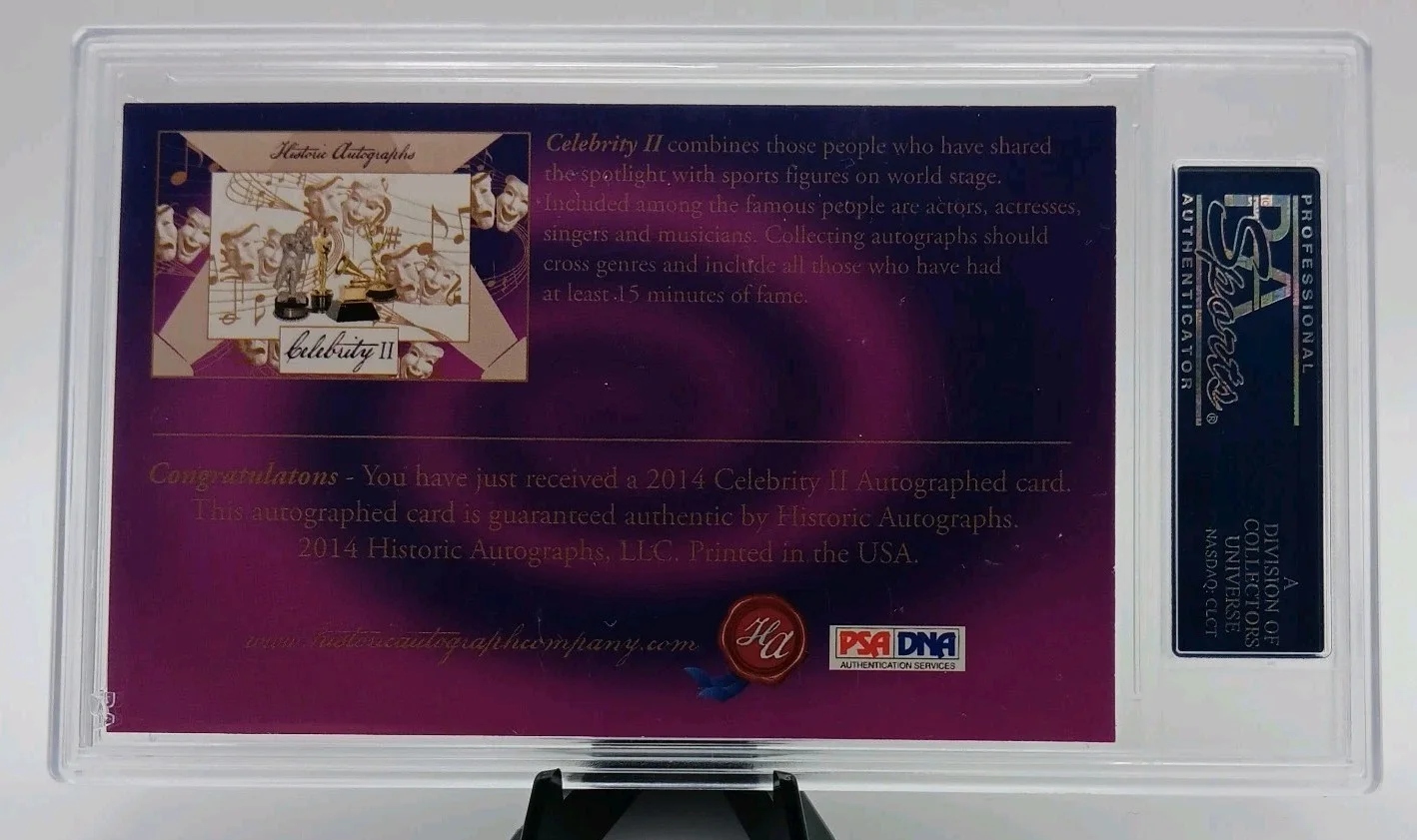 Ozzy Osbourne Signed PSA/DNA AUTHENTIC Index Card CUT AUTO Autograph, image 2