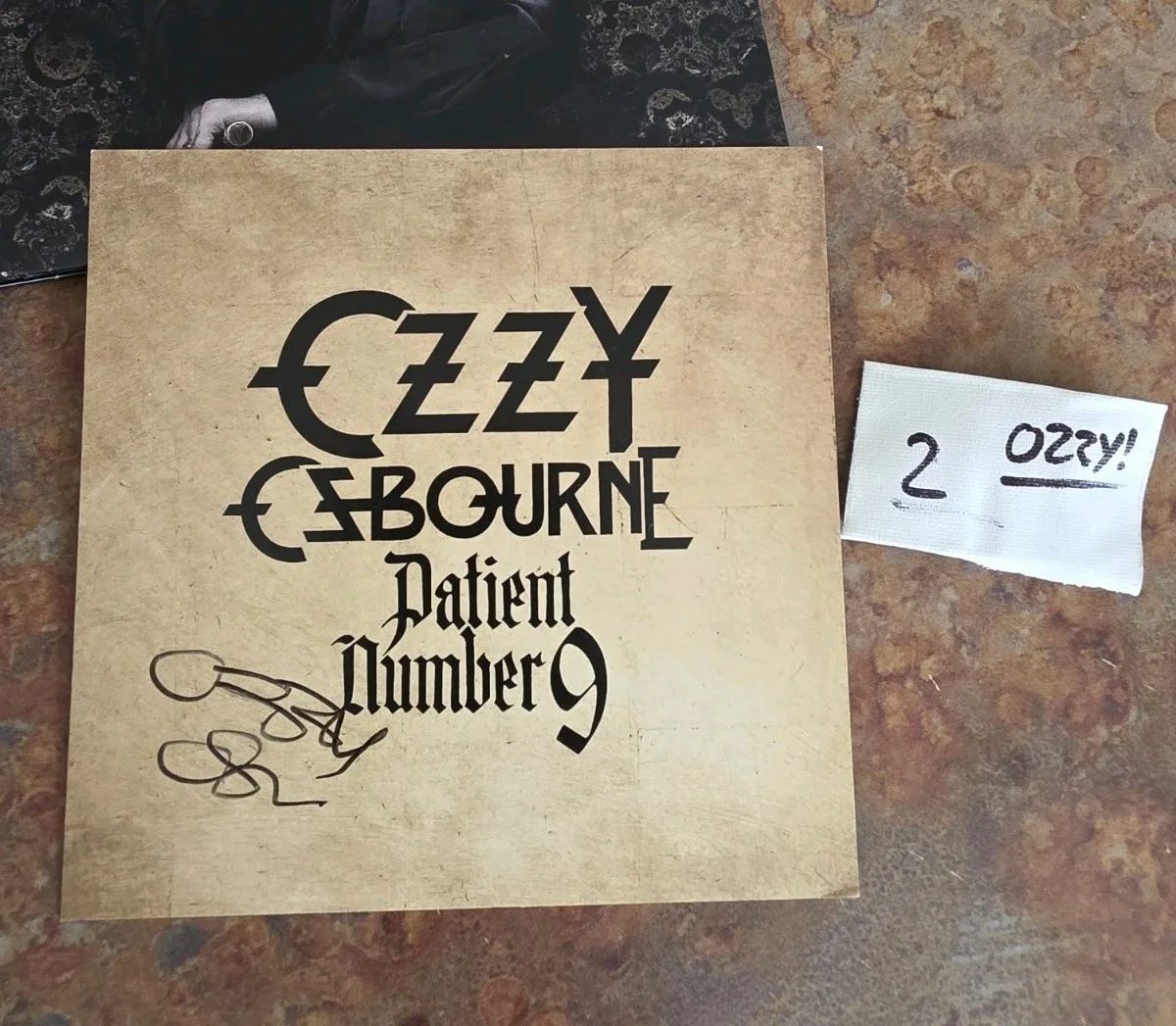 OZZY OSBOURNE AUTOGRAPHED PATIENT NUMBER 9 CD INSERT SIGNED With CD And Booklet, image 3