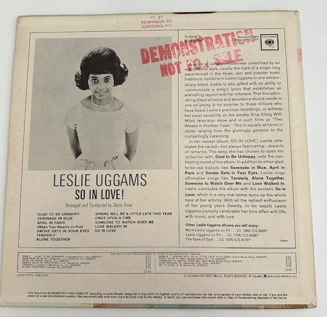 Leslie Uggams Autographed Album (JSA), image 4