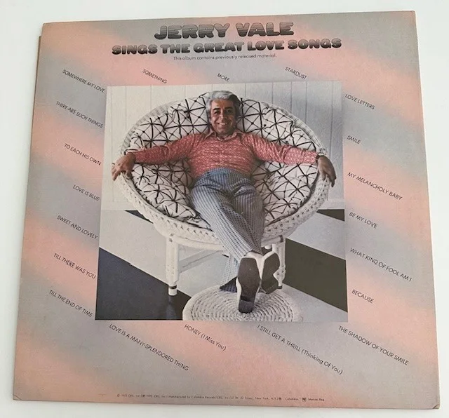 Jerry Vale Autographed Album (JSA), image 4