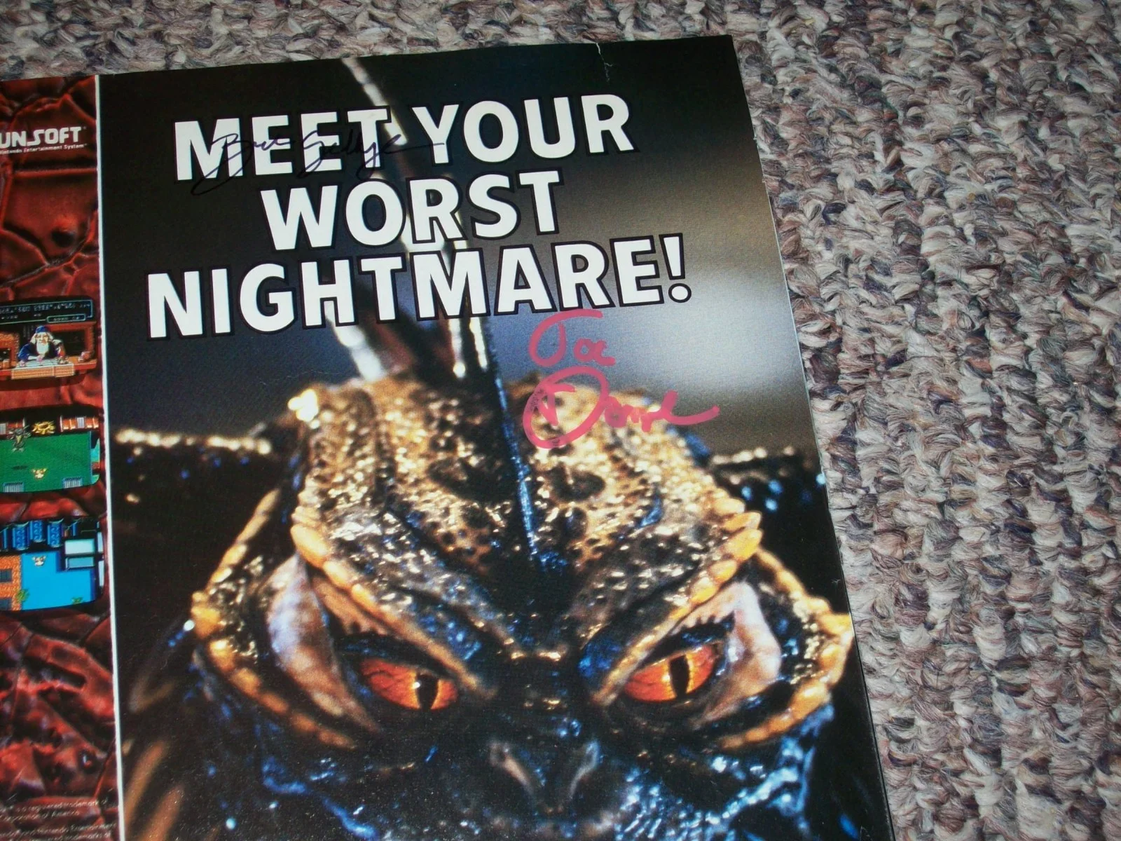 Joe Dante & Zach Galligan Hand Signed Autographed Gremlins Movie Photo Page, изображение 2