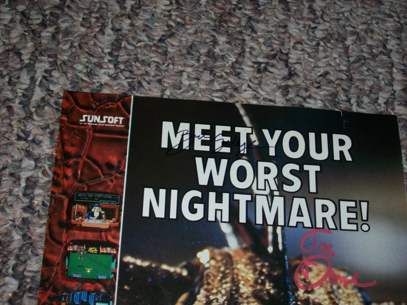 Joe Dante & Zach Galligan Hand Signed Autographed Gremlins Movie Photo Page, изображение 3