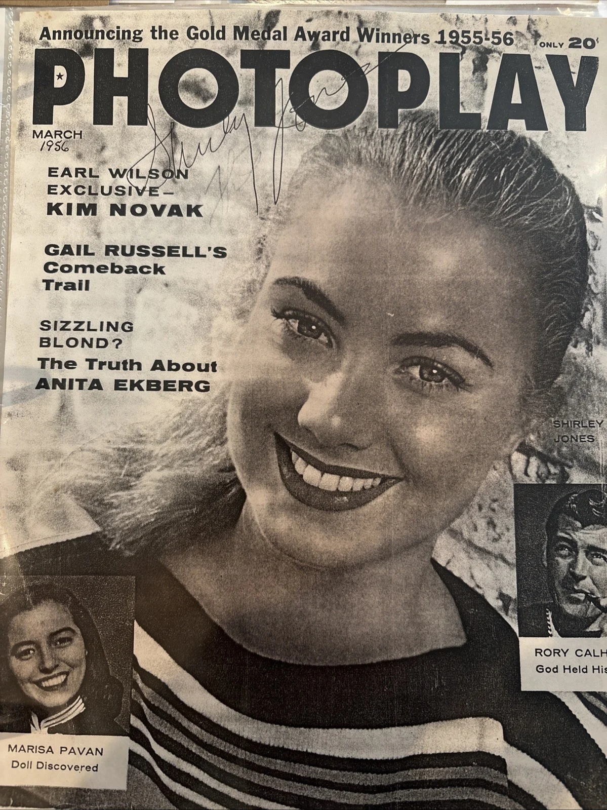 Shirley Jones — Shirley Jones Signed Copy Of A Magazine Cover