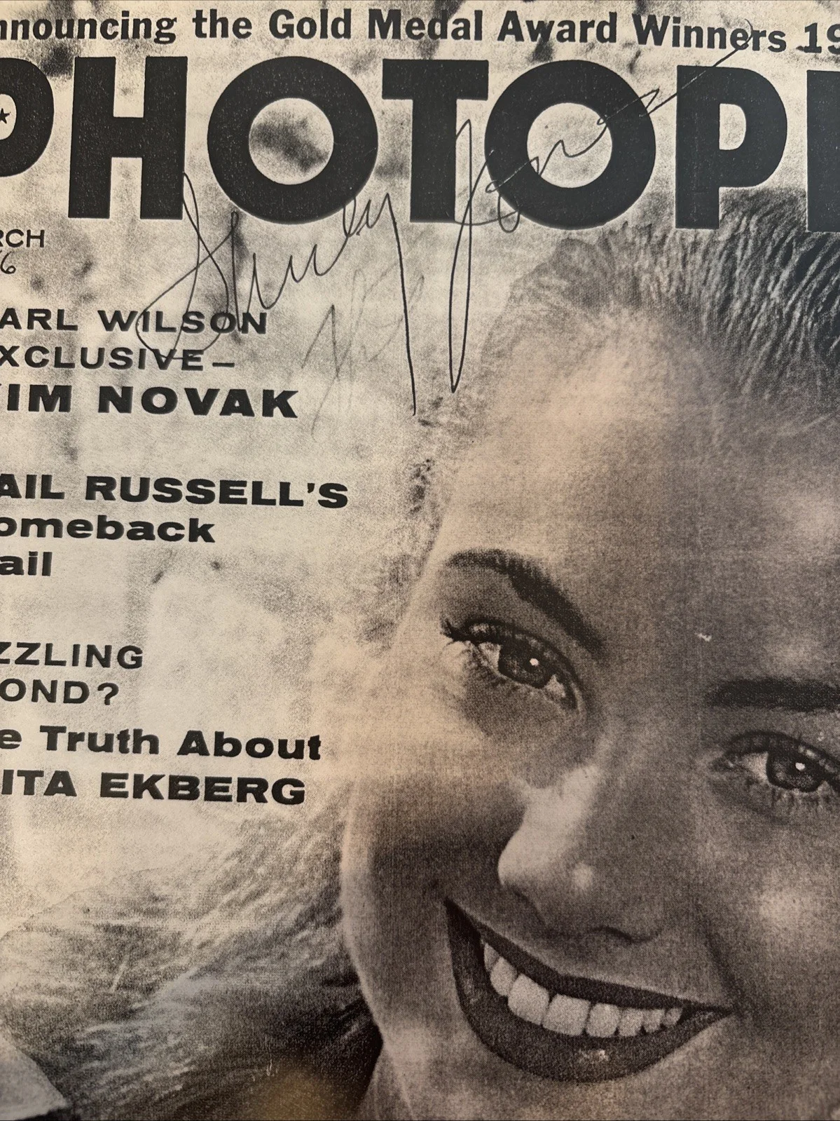 Shirley Jones — Shirley Jones Signed Copy Of A Magazine Cover, image 2