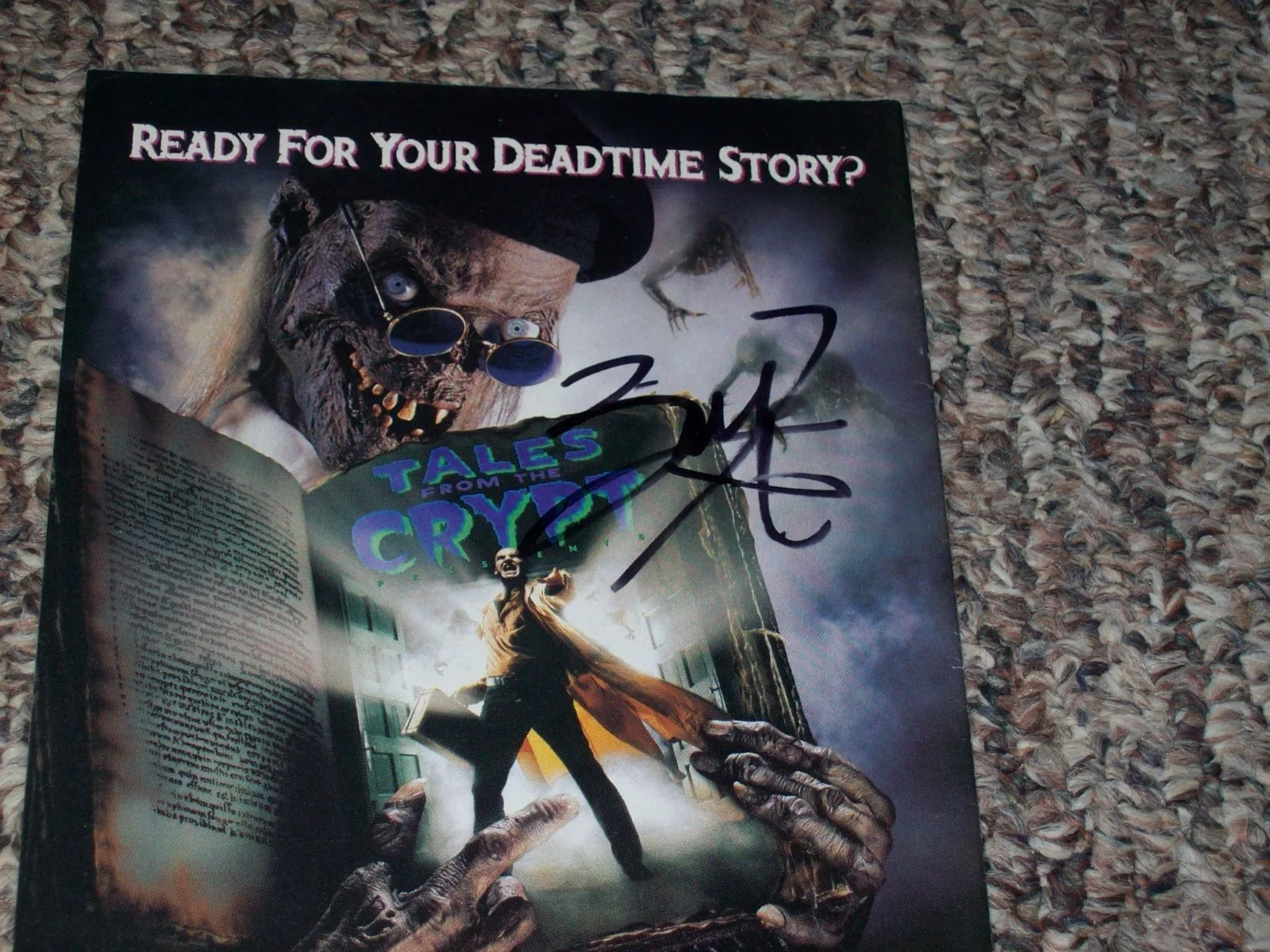 Billy Zane Hand Signed Autographed Tales Crypt Demon Knight Movie Photo Page, изображение 2