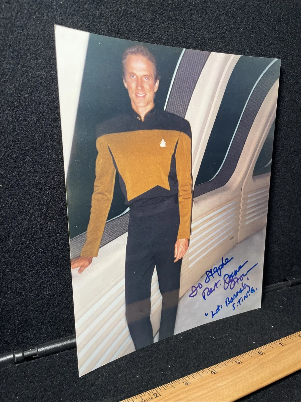James Horan — 💎 SIGNED! James Horan, STTNG Star Trek Original Autographed 8X10 photo, изображение 2