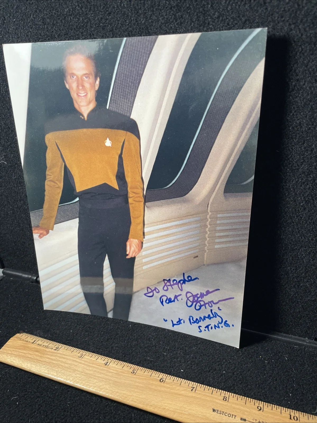 James Horan — 💎 SIGNED! James Horan, STTNG Star Trek Original Autographed 8X10 photo, изображение 4