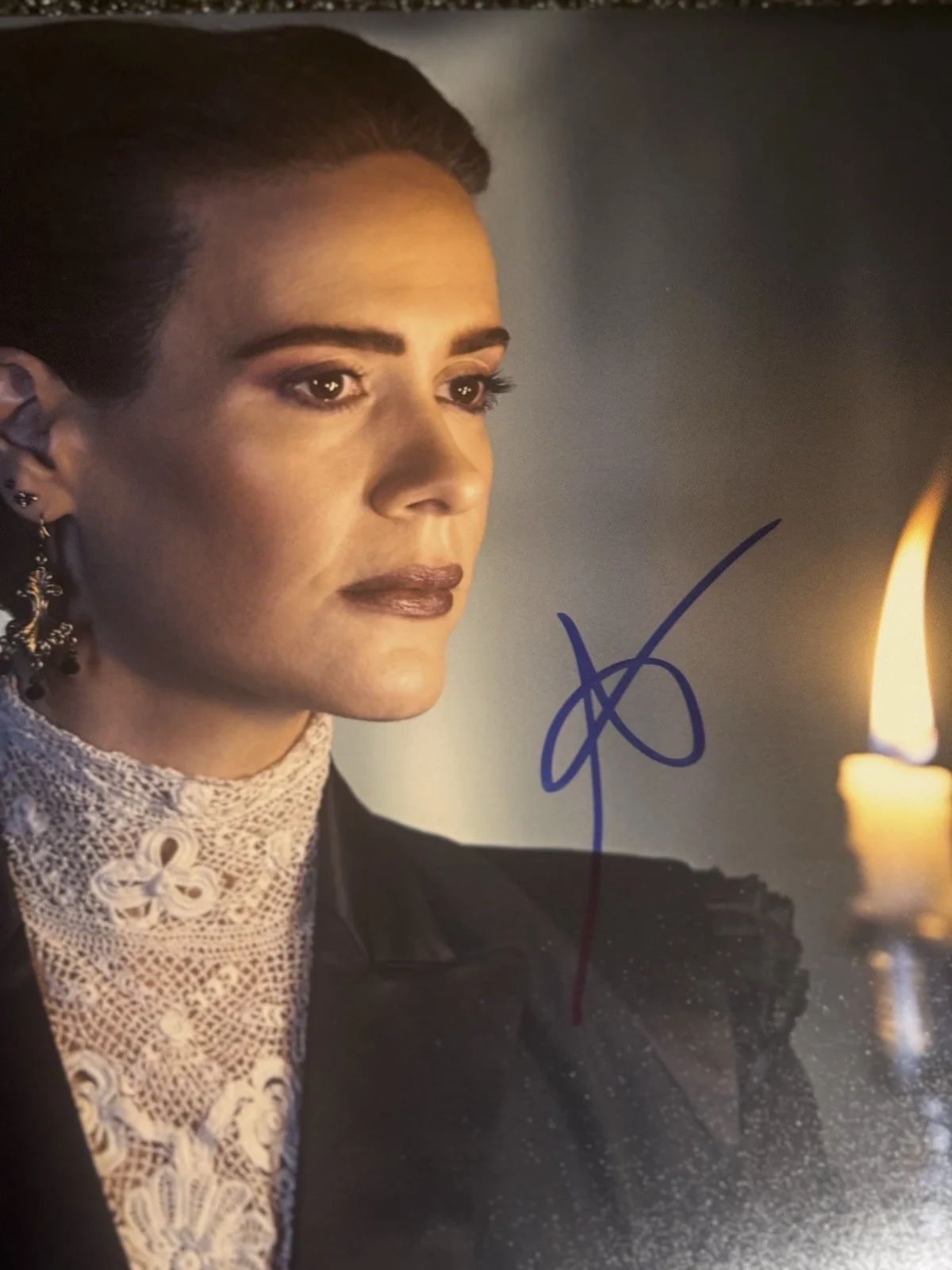 Sarah Paulson — SARAH PAULSON Signed 11X14 Photo American Horror Story Beckett BAS PSA JSA ACOA, изображение 2