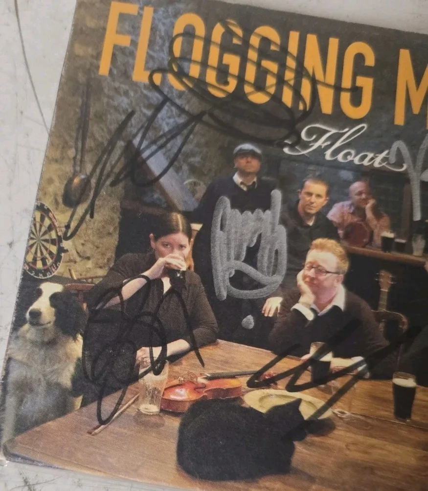 Flogging Molly Full Band Signed Autographed Float CD Auto Signed No Coa, image 4