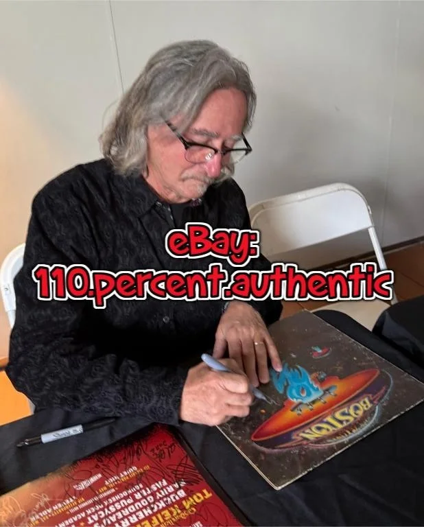 BARRY GOUDREAU SIGNED BOSTON 1976 DEBUT ALBUM VINYL LP *EXACT PROOF*, изображение 3