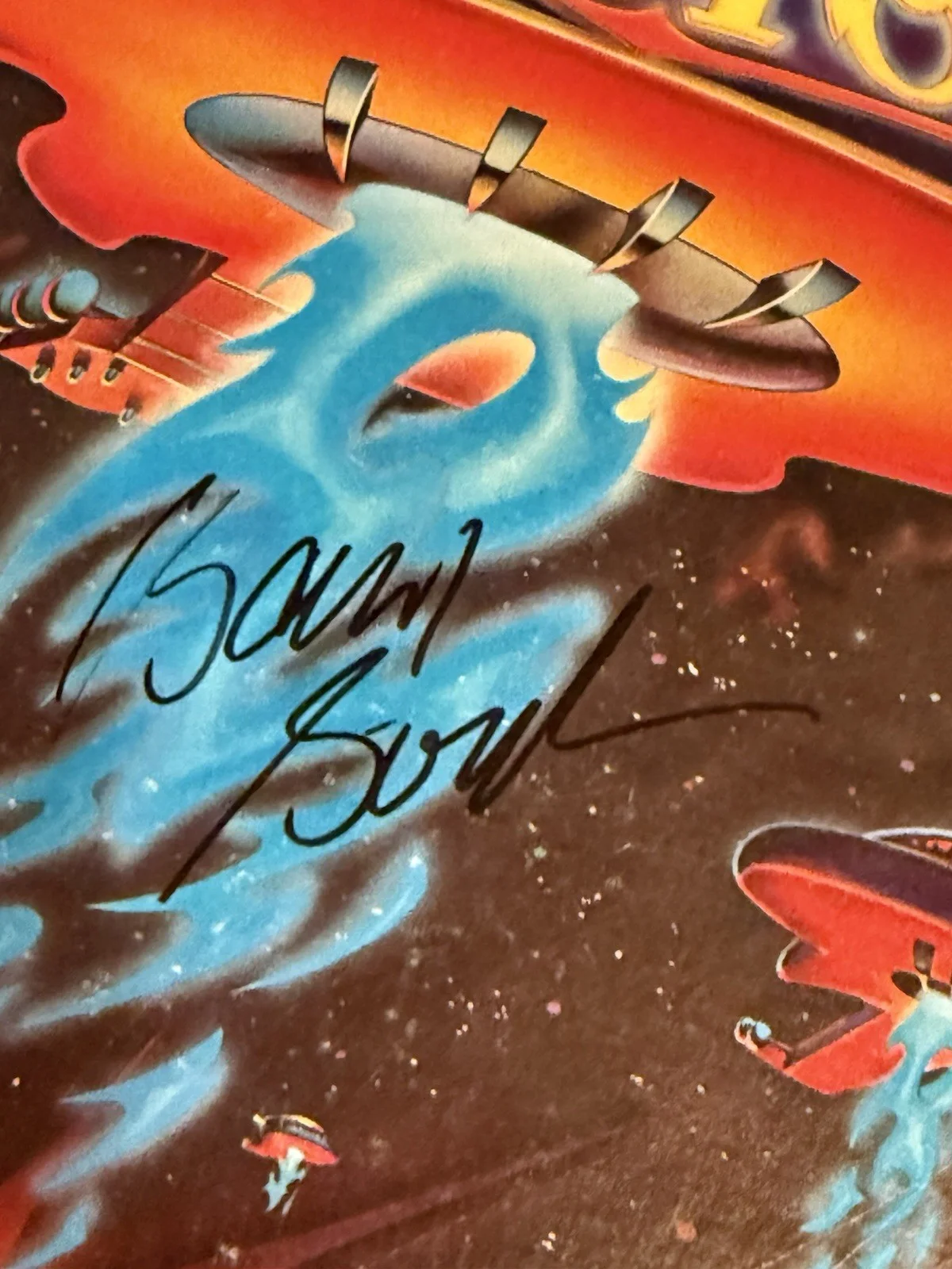 BARRY GOUDREAU SIGNED BOSTON 1976 DEBUT ALBUM VINYL LP *EXACT PROOF*, изображение 4