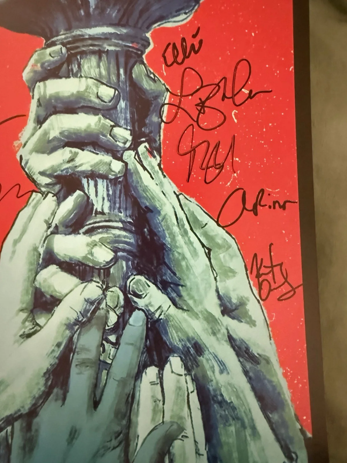 Ragtime Full Cast Signed Broadway Musical Poster 2026 Levy Henry Uranowitz, image 4