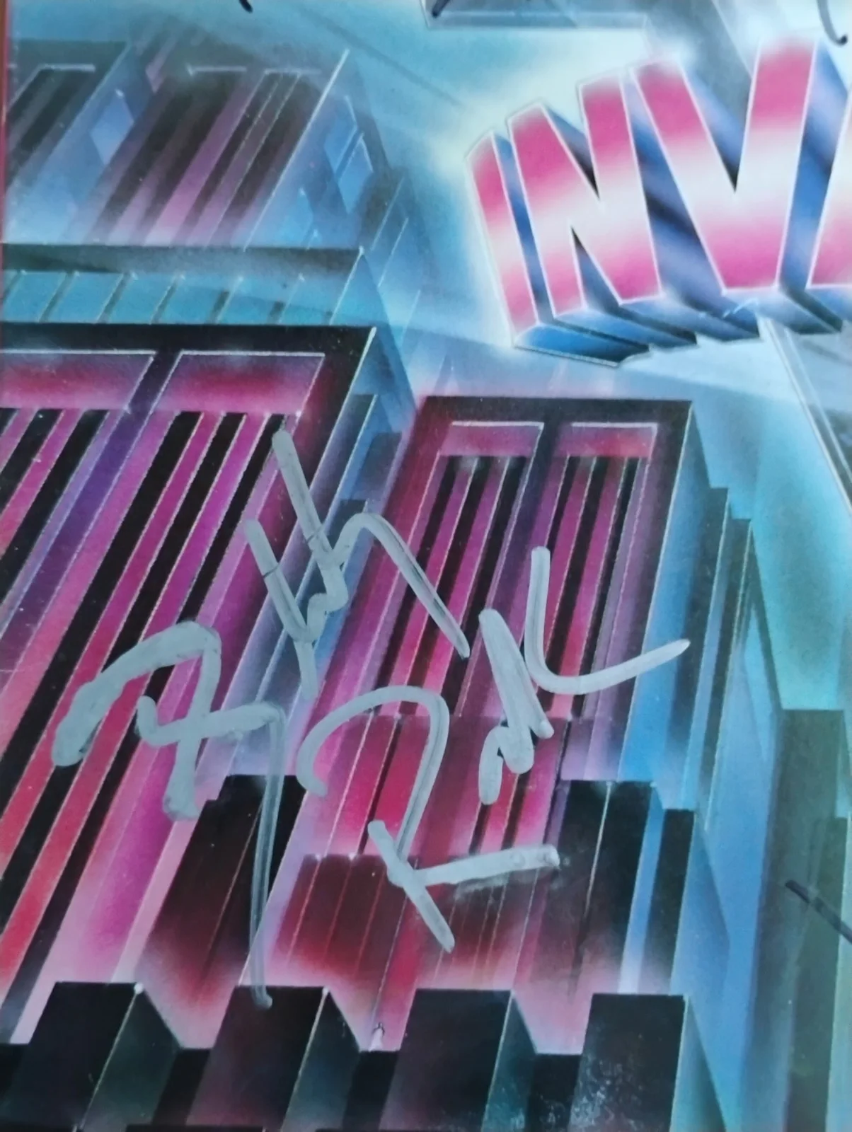 Vinnie Vincent Invasion vinyl SIGNED, image 4