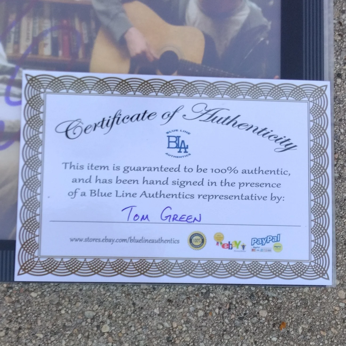 Autographed Signed Tom Green tom green show 11x14 Photo B. L. Authentics COA, image 5