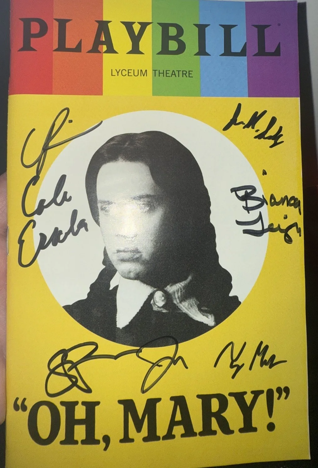 Pride Oh Mary Director Cole Escola Full Cast X8 Broadway Signed Play Playbill, изображение 2