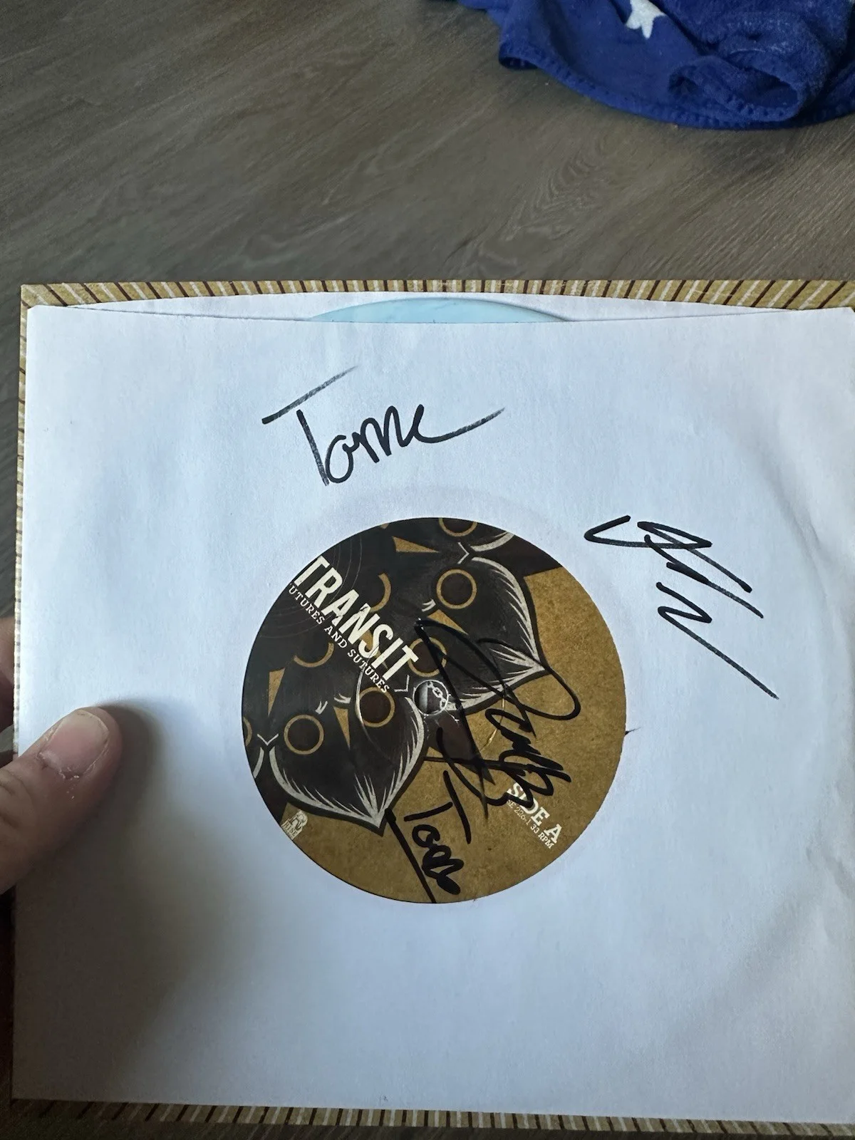 Transit Futures and Sutures Original Signed Vinyl Record, image 3