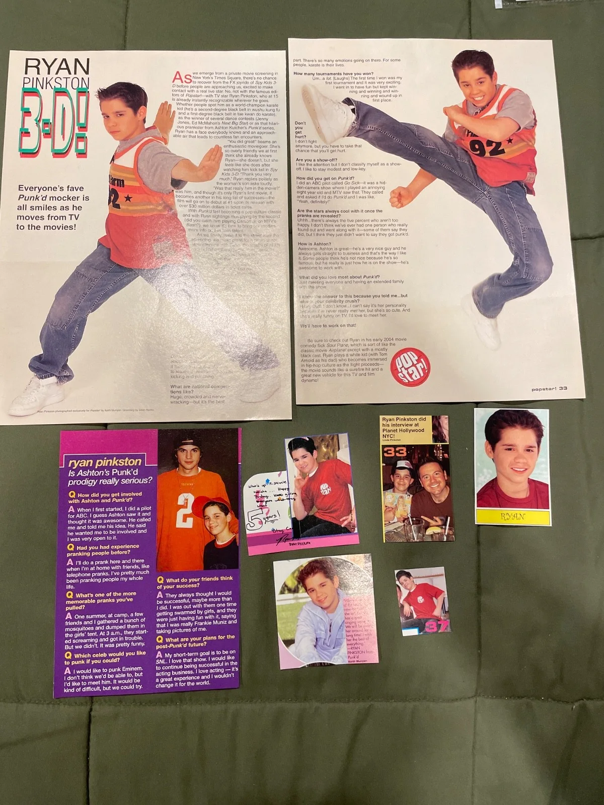 Ryan Pinkston Autographed 8x10 Color Photo + Magazine Clippings & Centerfold, изображение 2