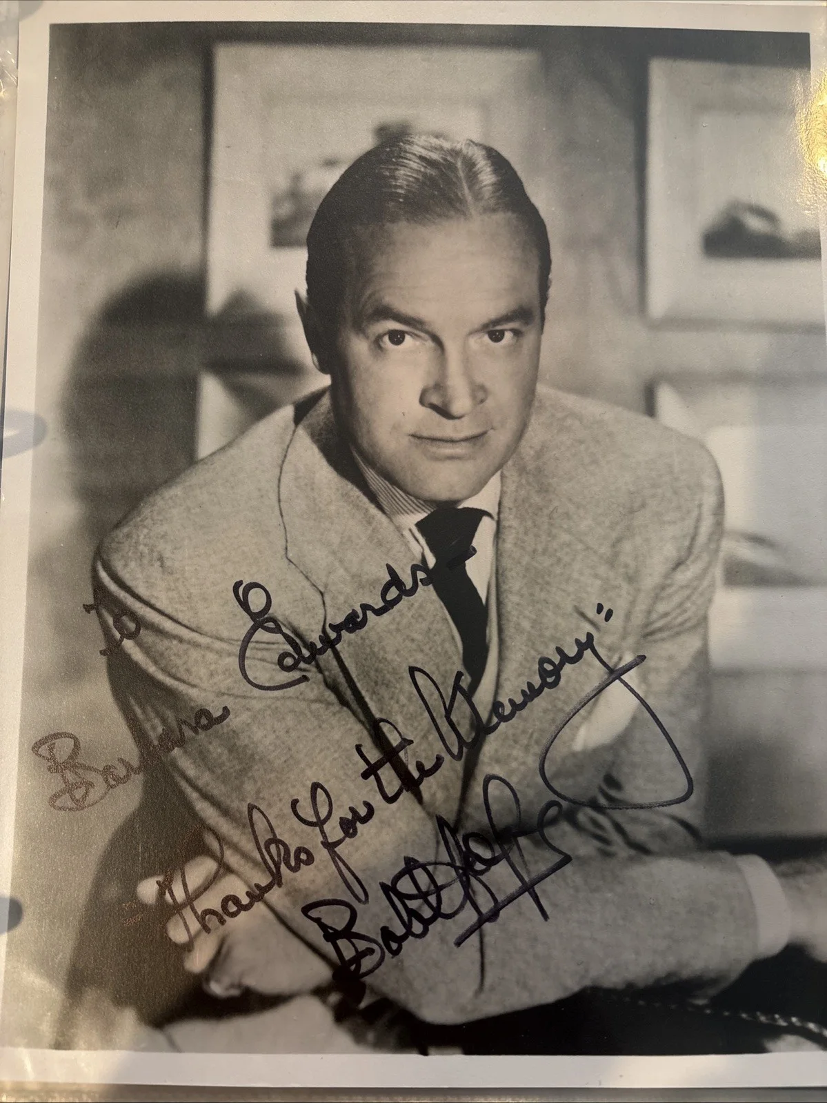Bob Hope — Bob Hope Signed 8” X 10” Photograph Autograph Photo