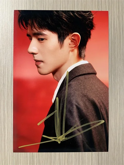 6" 刘昊然/‌Haoran Liu‌ Hand Signed Autographed Photo Autographs Collection Original, изображение 2