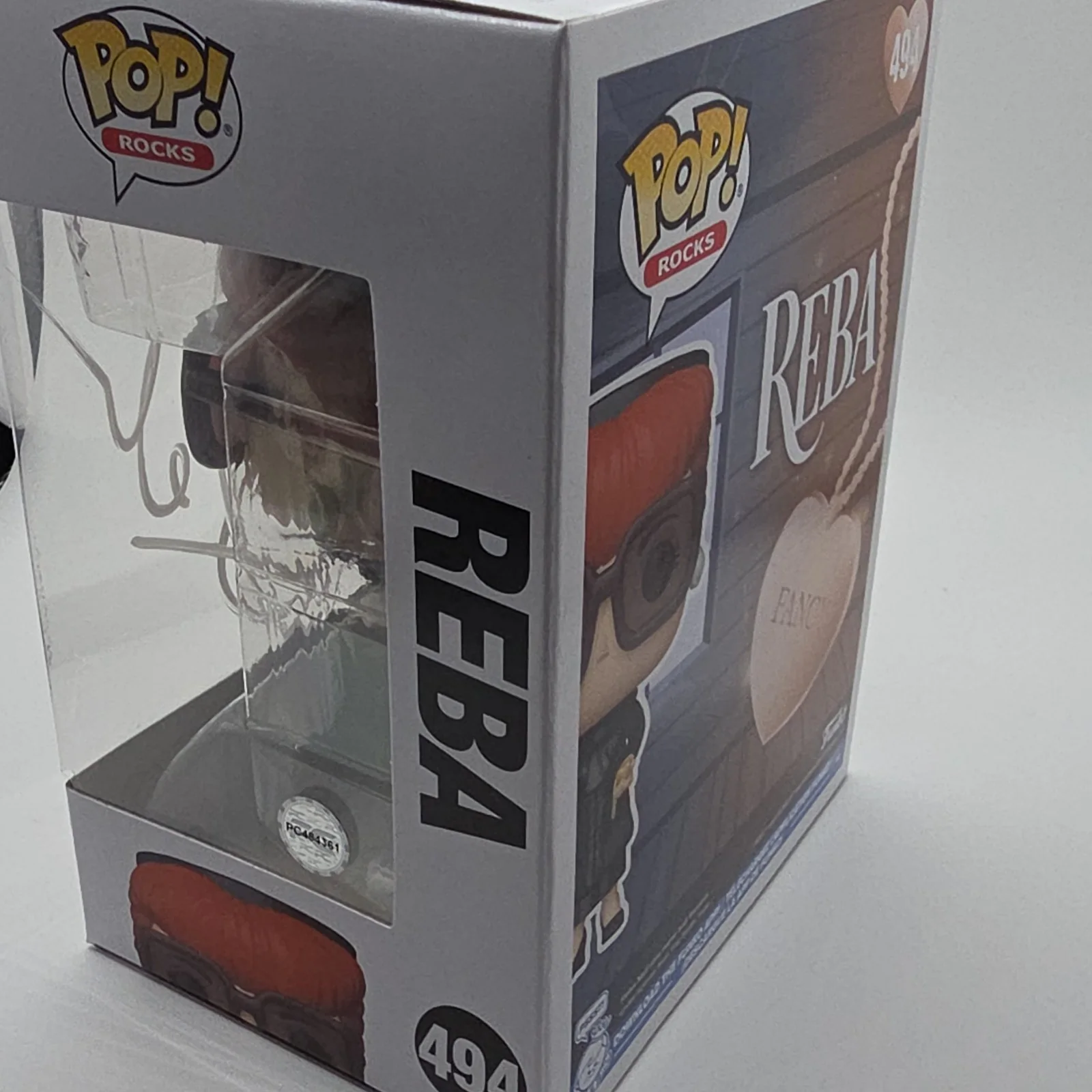 Reba — Funko Pop! Rocks Reba #494 Autographed Vinyl Figure PRO-Cert COA, image 5