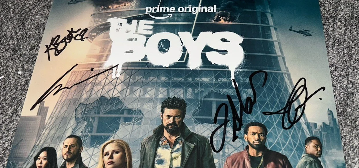 The Boys Signed Cast 12x18 Photo x5 Laz Alonso, Jessie T. Usher +3, изображение 3