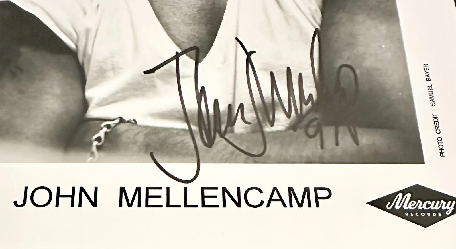 John Cougar Mellencamp Signed Promotional Photo, image 2