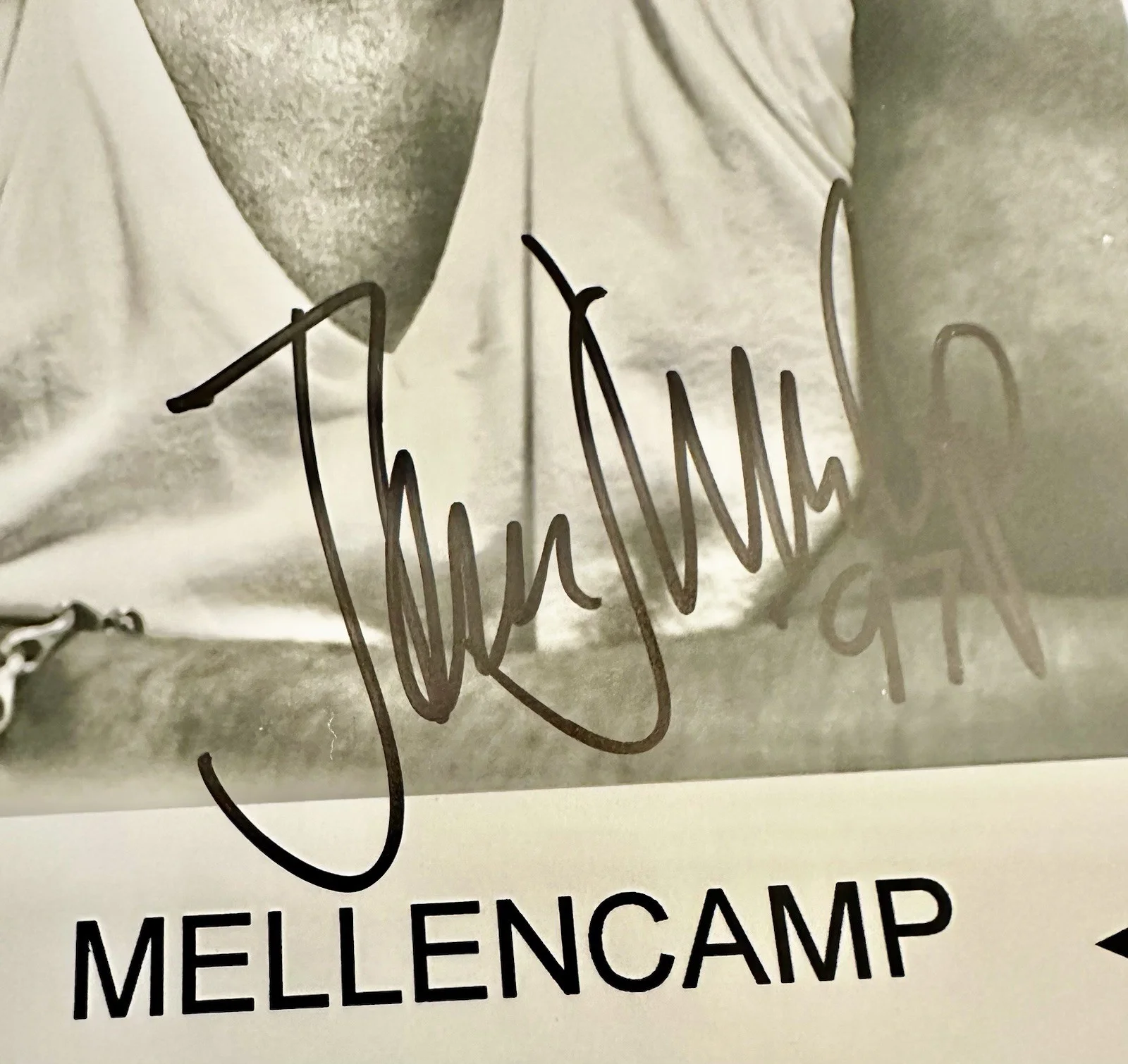John Cougar Mellencamp Signed Promotional Photo, image 3