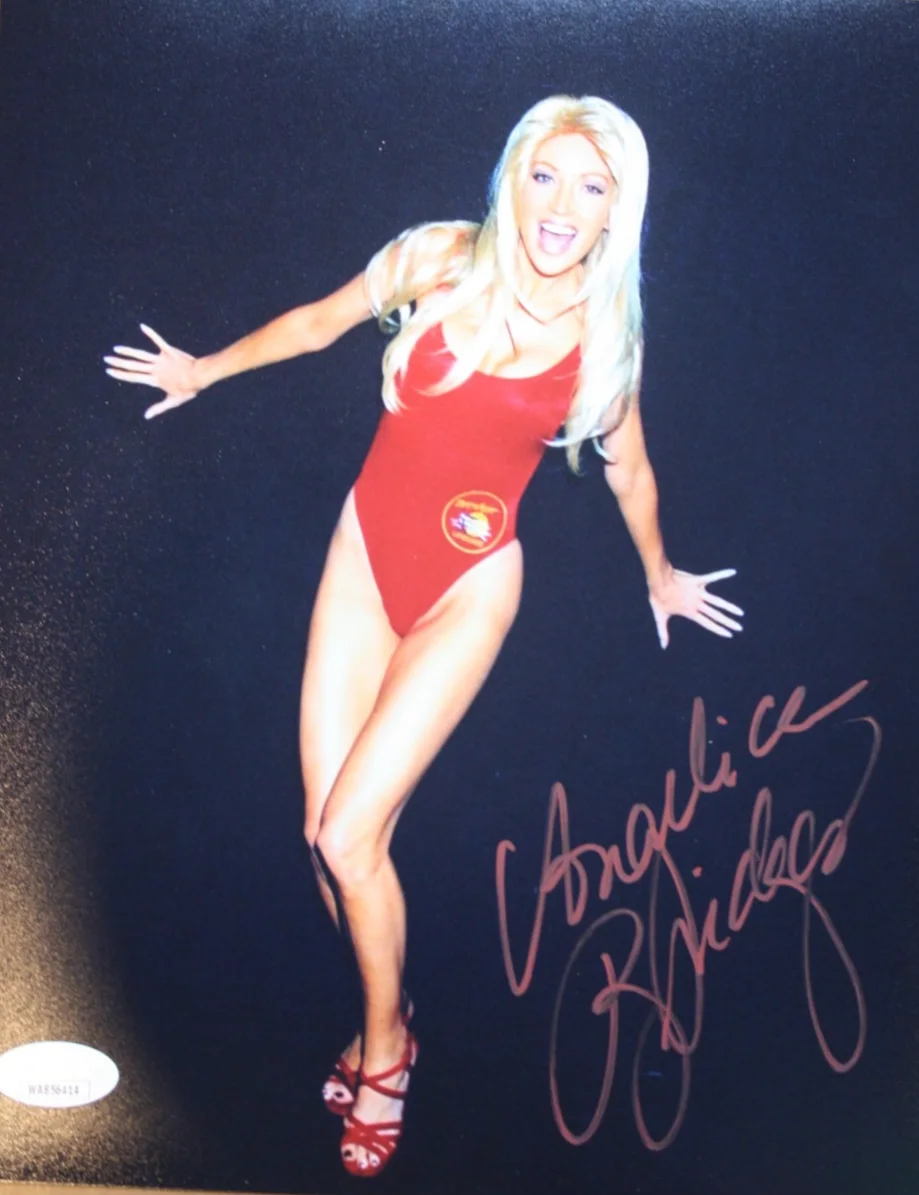 Angelica Bridges — Angelica Bridges autographed 8x10 photo JSA Authentication "Baywatch Star" Nice