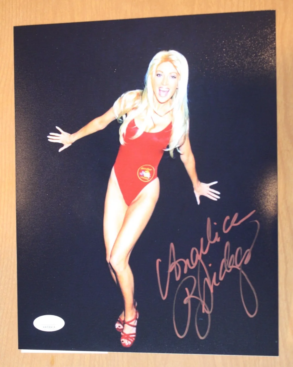 Angelica Bridges — Angelica Bridges autographed 8x10 photo JSA Authentication "Baywatch Star" Nice, image 2