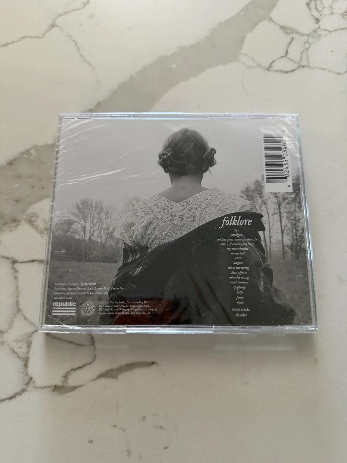 Taylor Swift Signed Autograph Folklore CD Booklet Still Sealed HEART, image 3
