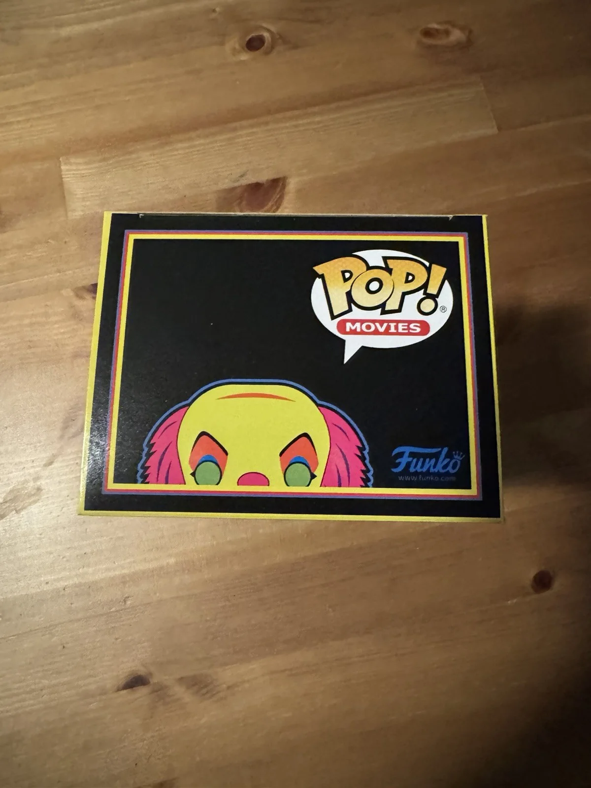Tim Curry signed Funko Pop! #55 It Pennywise Blacklight OCCM dual COA, image 2