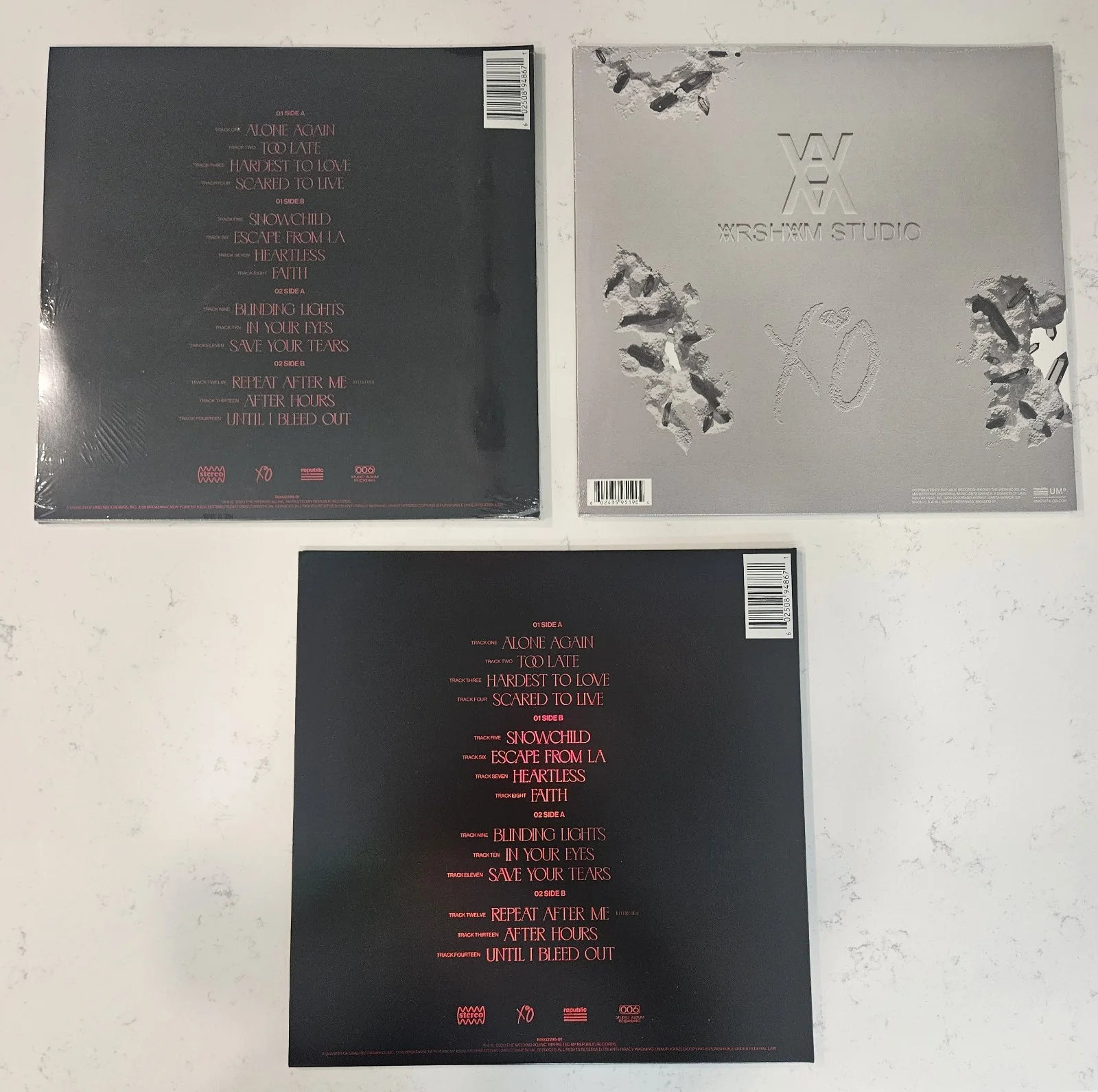 The Weeknd After Hours autographed Sleeve & deluxe clear red splatter 2LP sealed, image 5