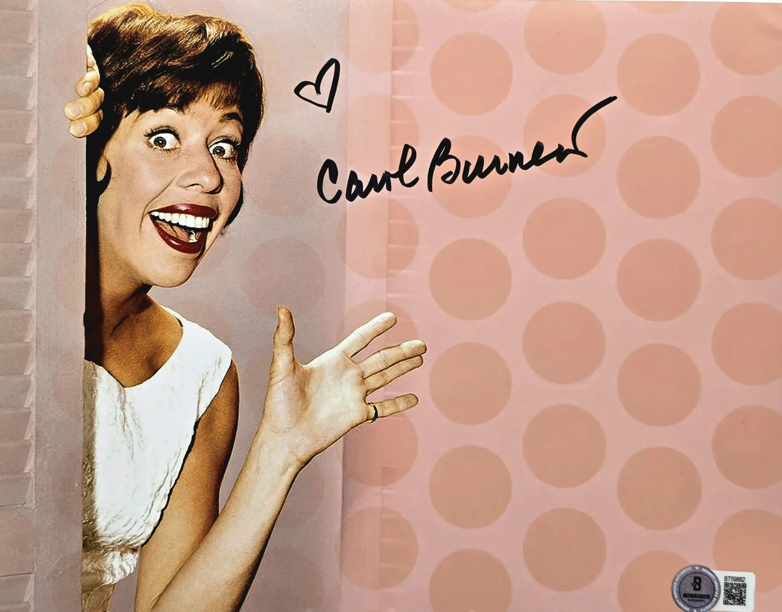 Carol Burnett — Carol Burnett Signed 8x10 Photo Beckett BAS COA TV Comedy Legend Autograph, изображение 5