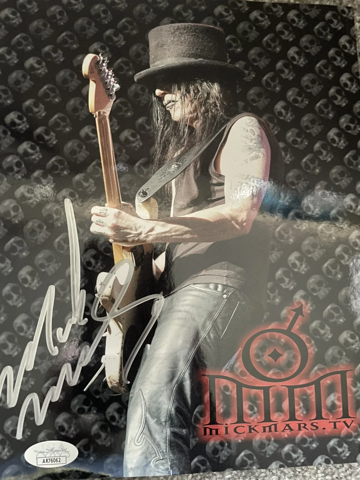 Mick Mars Autographed 8x10 MM Motley Crue JSA, image 3