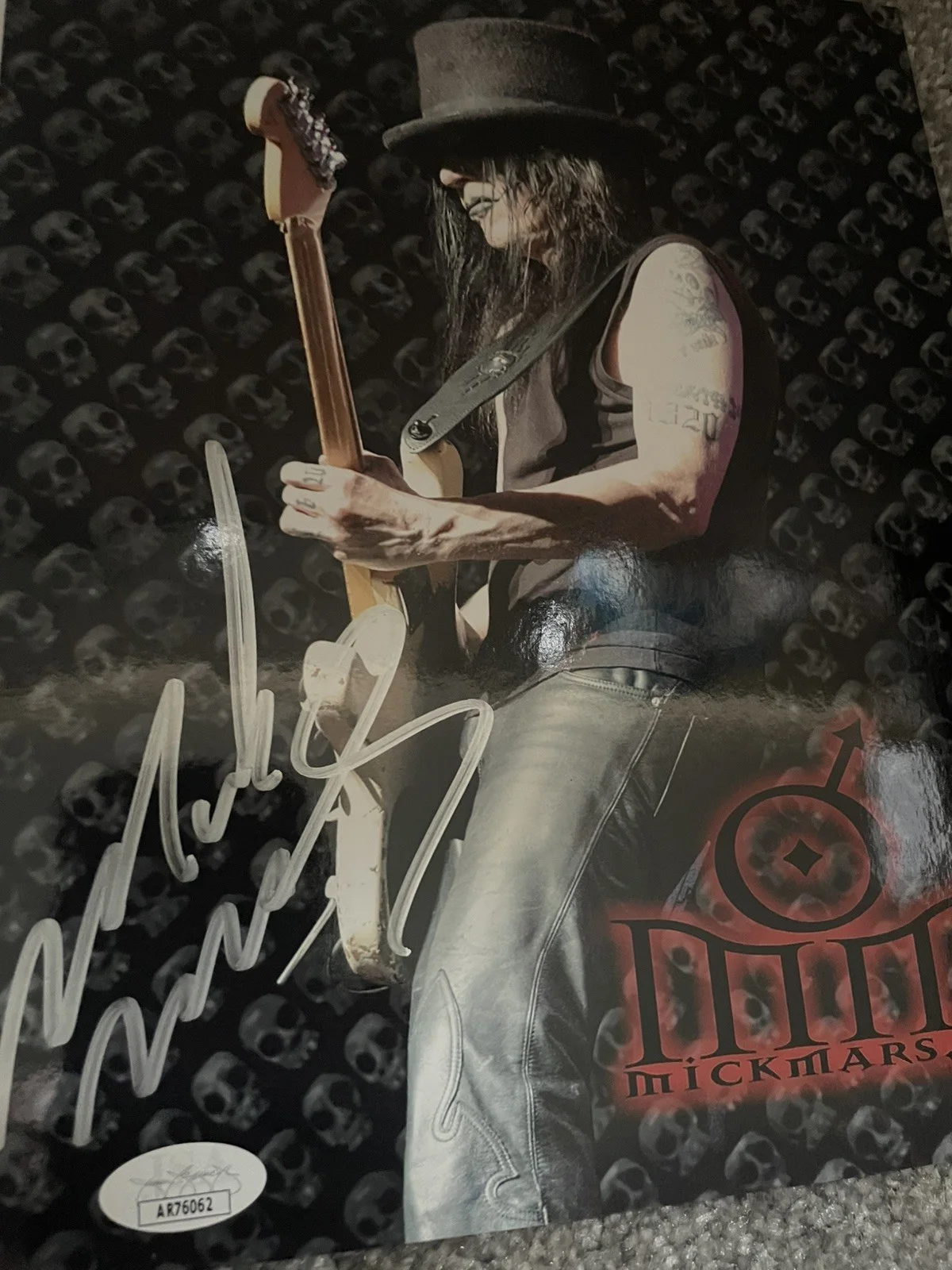 Mick Mars Autographed 8x10 MM Motley Crue JSA, image 4