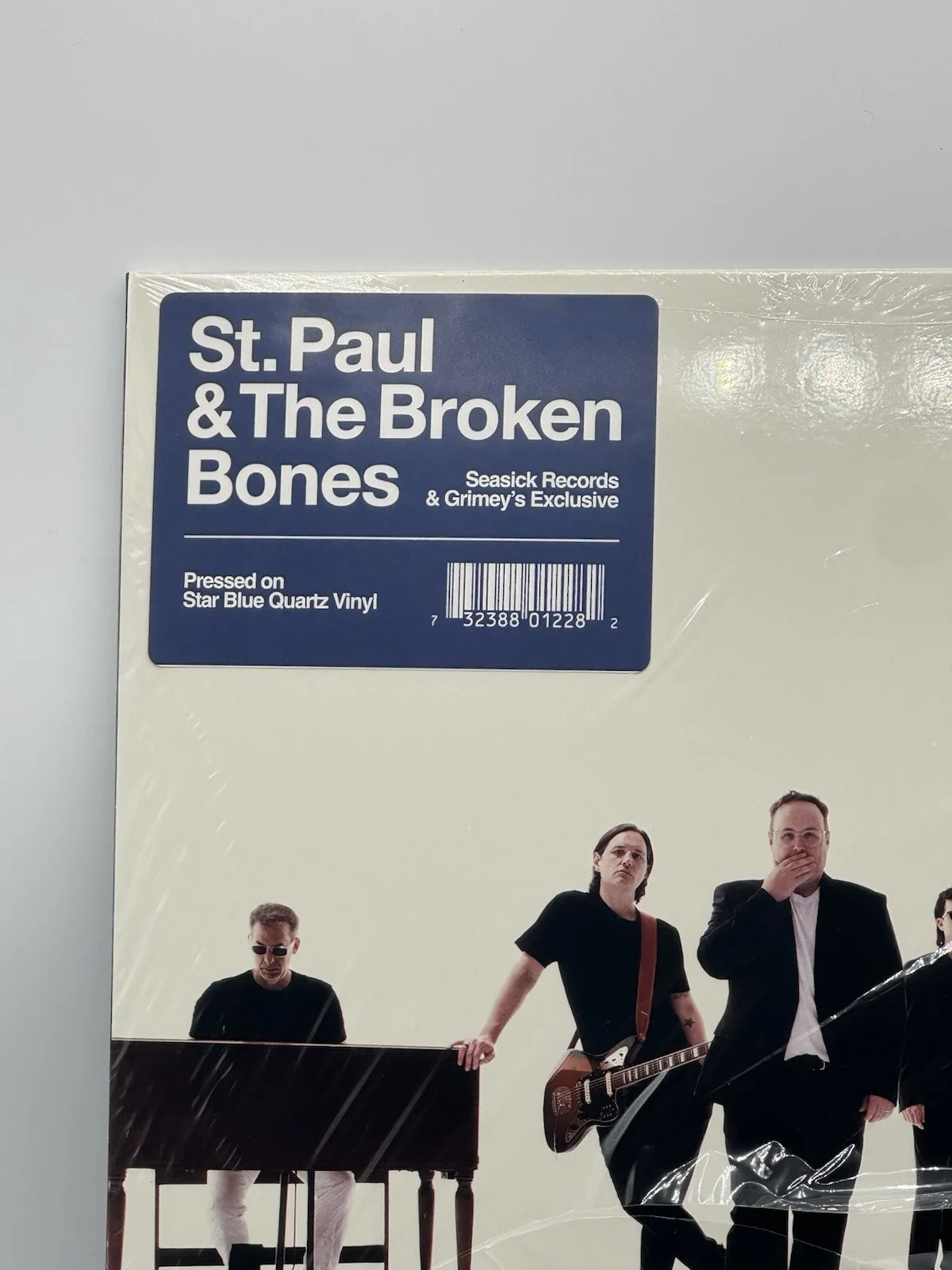 St. Paul & The Broken Bones Autographed Star Blue Colored Vinyl Signed Unplayed, image 2