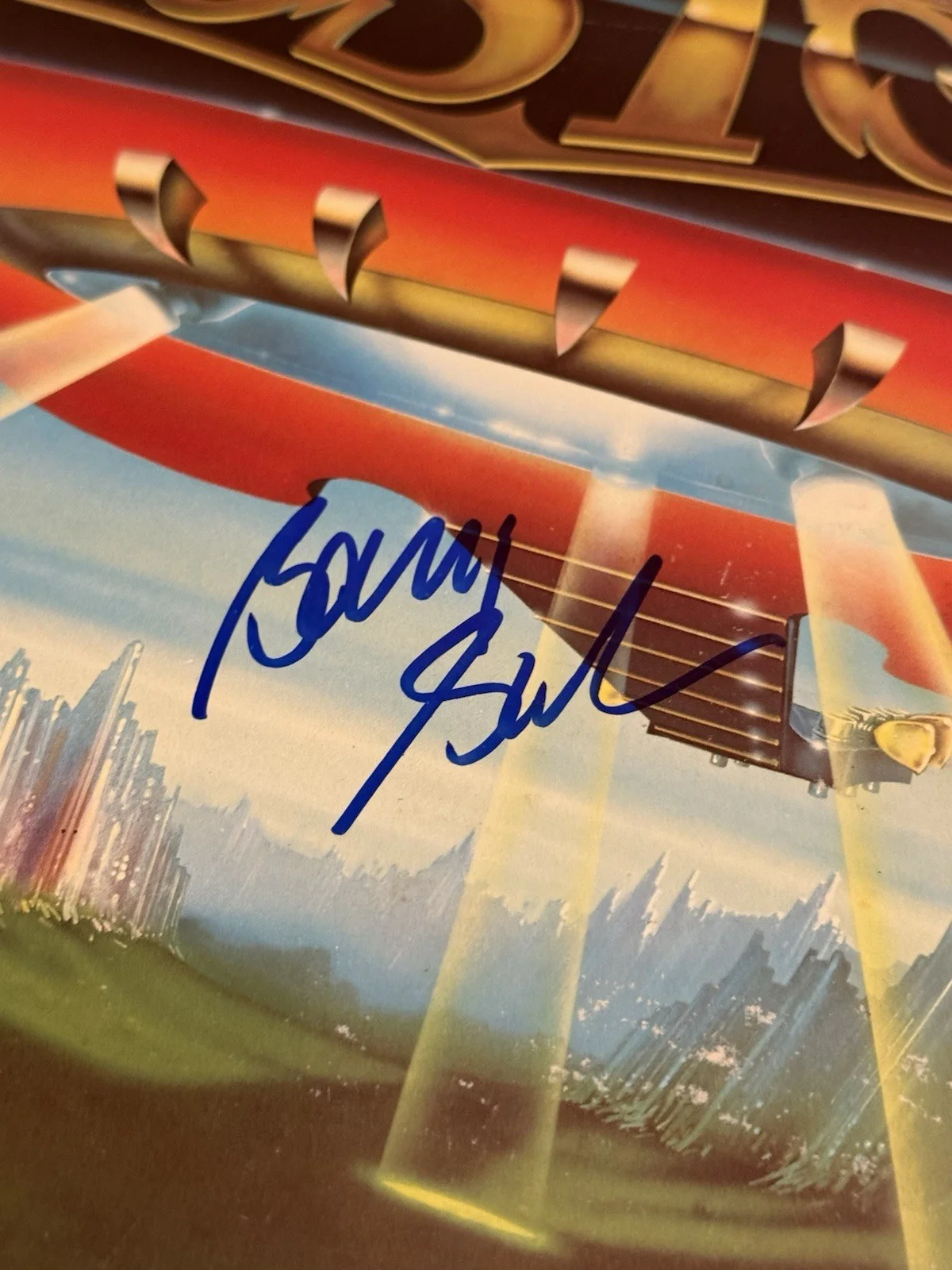 BARRY GOUDREAU SIGNED BOSTON DONT LOOK BACK VINYL LP ALBUM *EXACT PROOF*, изображение 4