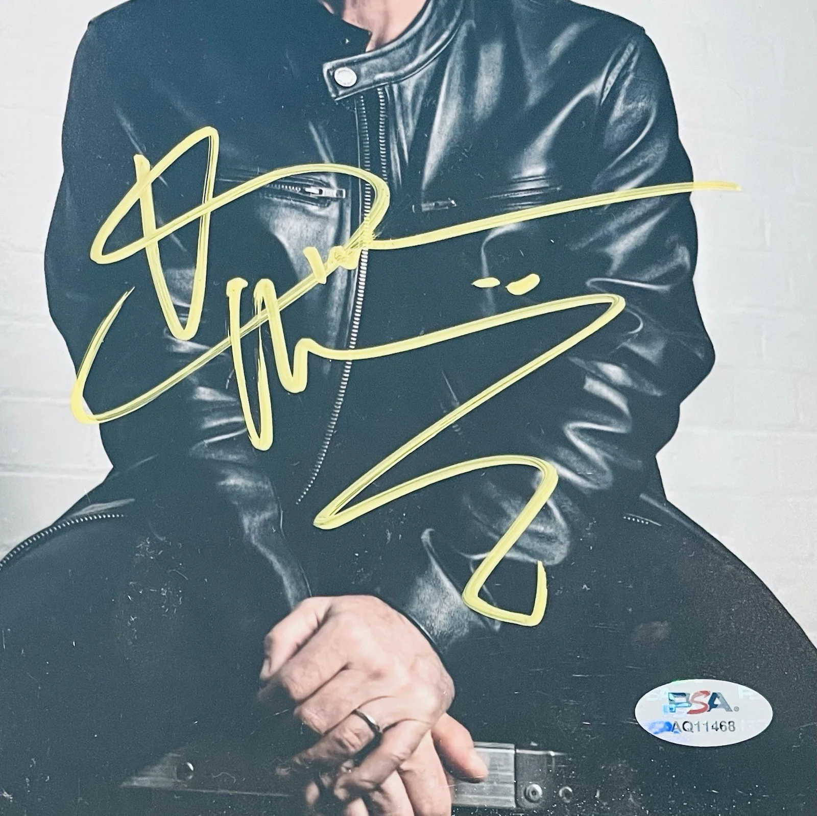 Bruce Dickenson Iron Maiden Large/Bright Signed 8x10 Photo Autograph PSA/DNA, изображение 2