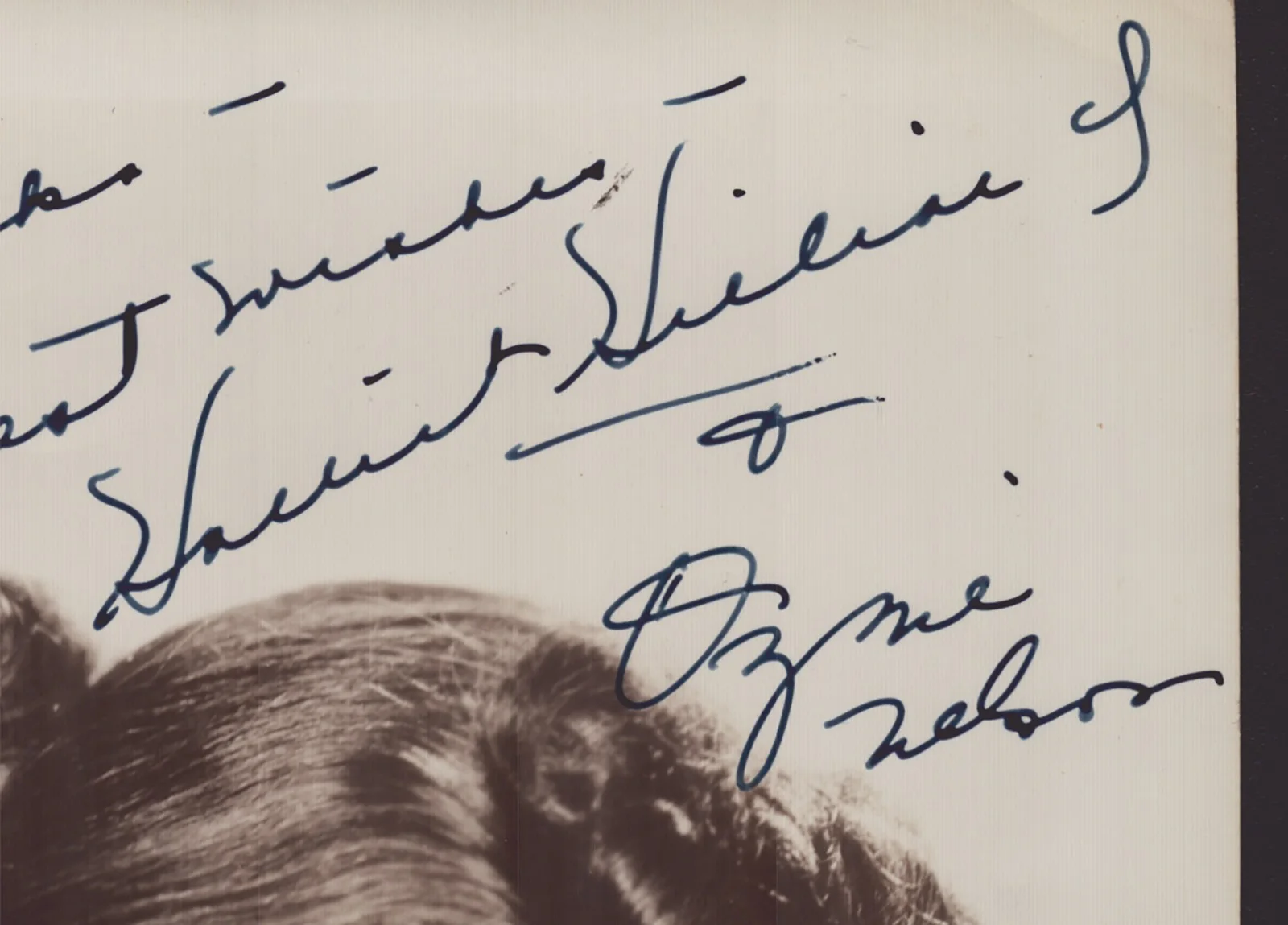 Adventures Of Ozzie, Harriet T.V. Cast, Ozzie Nelson — ADVENTURES OF OZZIE & HARRIET T.V. CAST - AUTOGRAPHED INSCRIBED PHOTOGRAPH, изображение 2