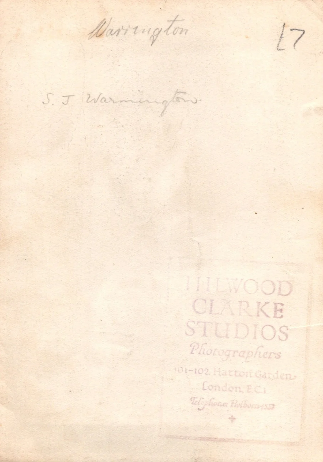 S.J. WARMINGTON 1884-1941 DIED IN WW2 LONDON- HAND SIGNED AUTOGRAPHED 4x6 PHOTO, изображение 2