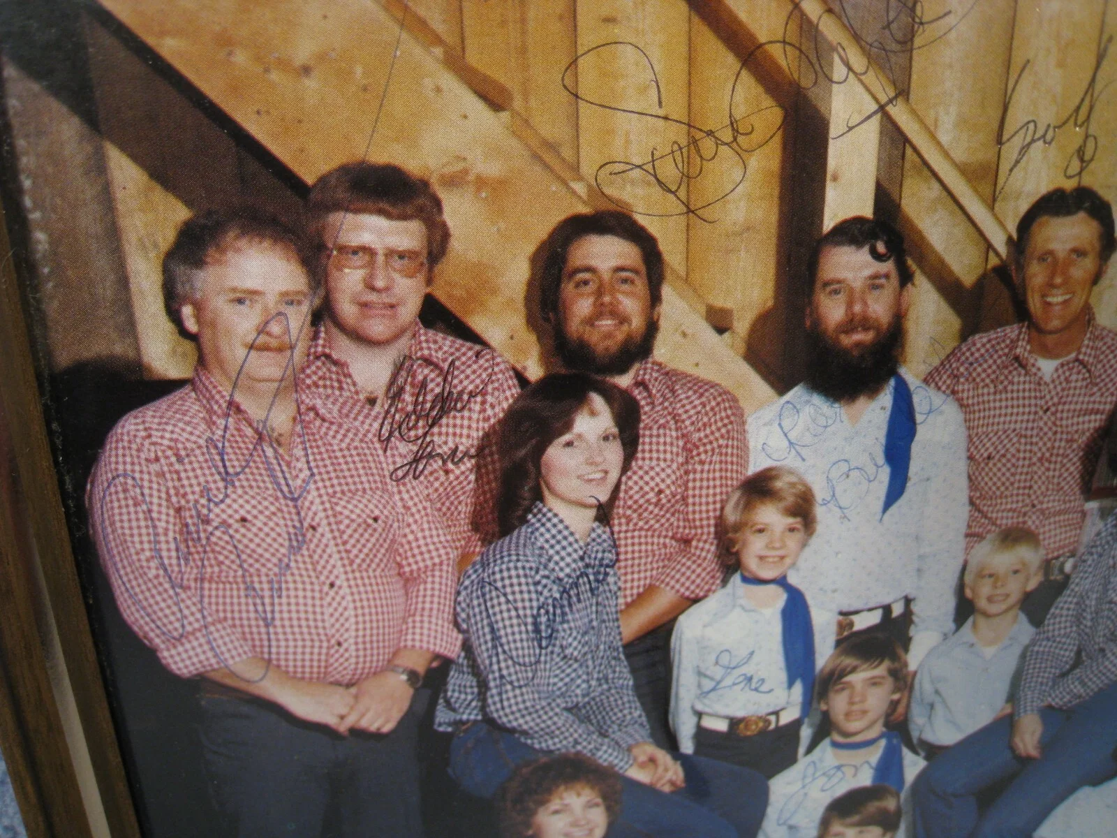 Vintage Signed BoB-O-Links Gospel Country Band picture Branson Missouri 8" X 10, изображение 2