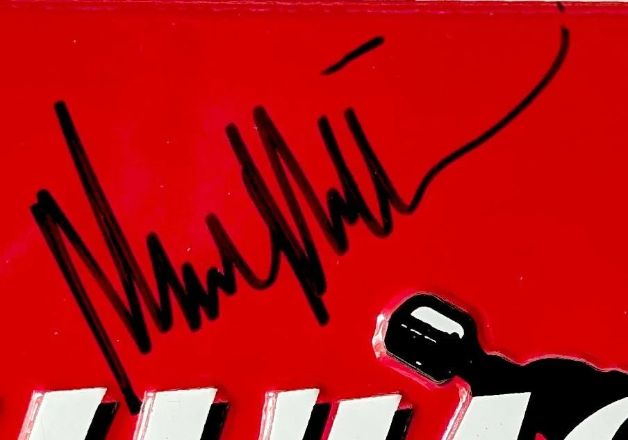 1990s Sawyer Brown License Plate Signed by Mark Miller, Gregg Hubbard, Joe Smyth, image 4