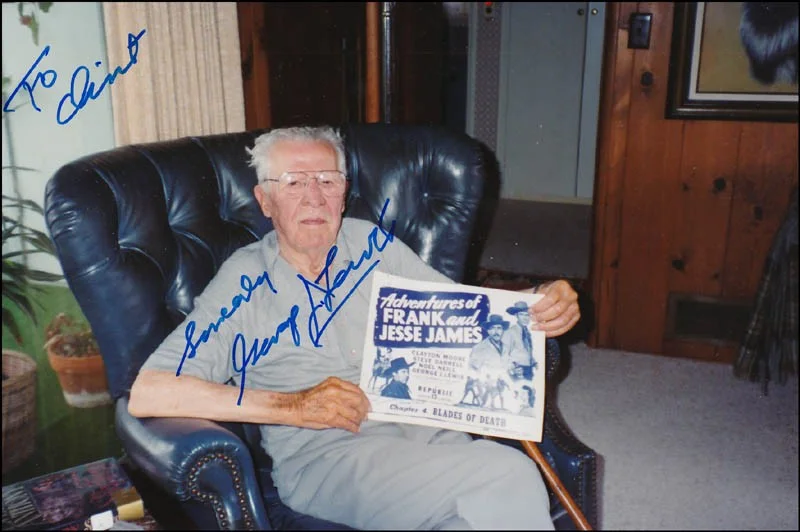 George J. Lewis — GEORGE J. LEWIS - AUTOGRAPHED INSCRIBED PHOTOGRAPH
