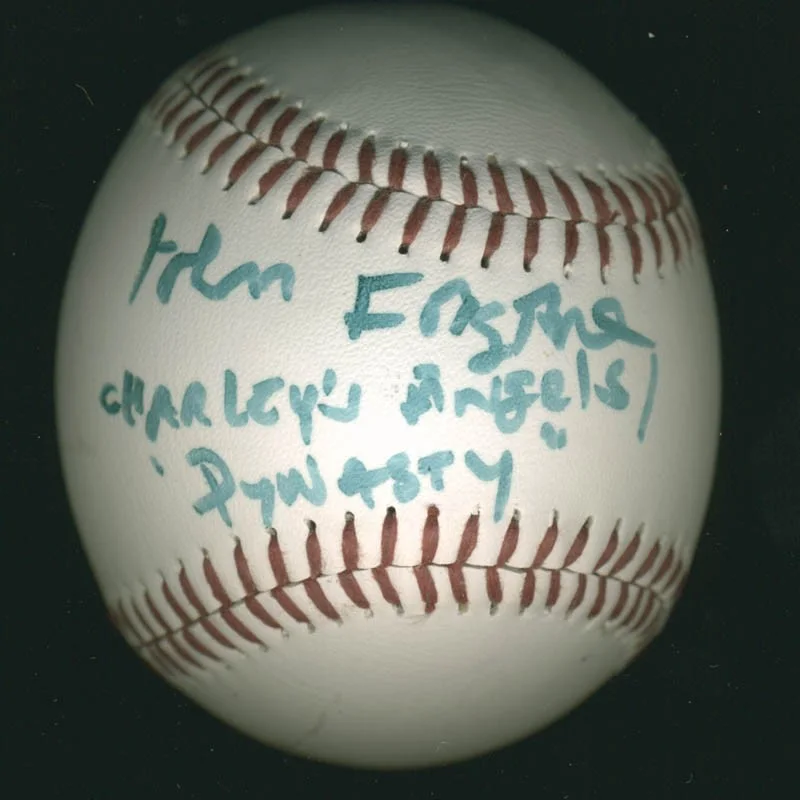 John Forsythe — JOHN FORSYTHE - AUTOGRAPHED SIGNED BASEBALL