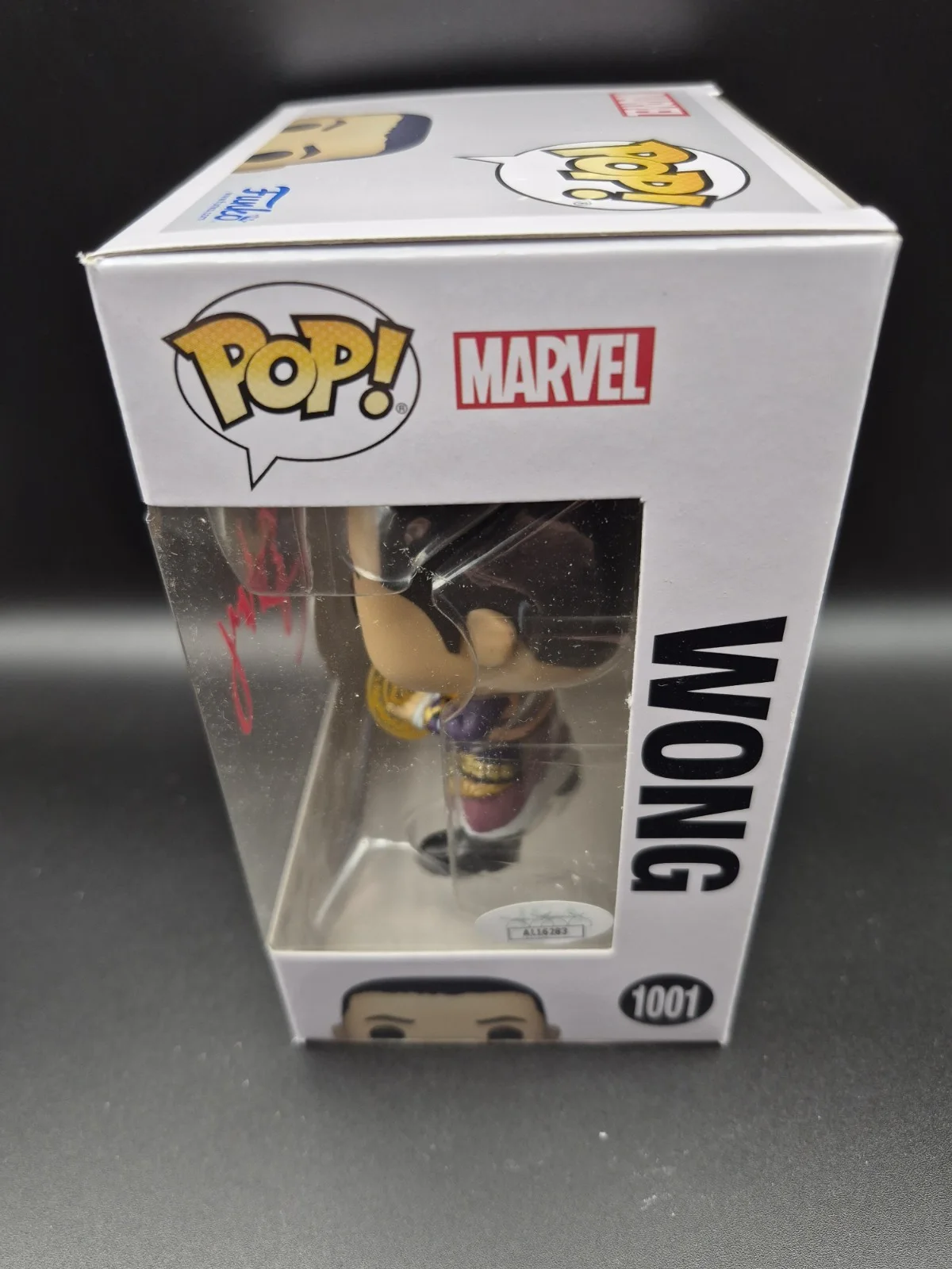 Benedict Wong Signed Signed Doctor Strange Multiverse Funko Pop 1001 JSA, изображение 2
